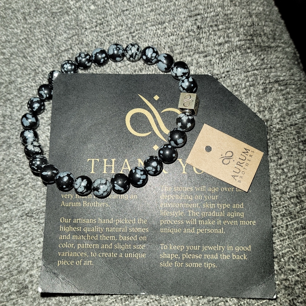 Mens beaded bracelet